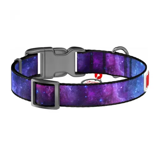 Waudog "NASA21" nylon dog collar with QR code, size M, width 20 mm Foto 3
