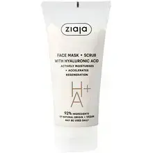 Ziaja Face Mask + Scrub Hayluronic Acid - Peelingová maska s kyselinou hyaluronovou 55ml