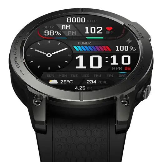Smartwatch Zeblaze Stratos 3 (Black) Фото num