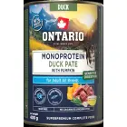 Konservi suņiem - Ontario Adult Monoprotein Duck Pate with Pumpkin 400g Foto 2