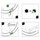 Rockbros GJ2001 repair kit for bicycle inner tubes - translucent Foto 2