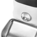 Automatic Pet Feeder with metal bowl Dogness (white) Фото num