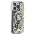 Hello Kitty HKHMP16LLGDIK iPhone 16 Pro   6.3" czarny złoty|black gold hardcase Liquid Glitter Fever MagSafe Фото num