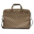 Guess 4G PU Triangle Logo Computer Bag 15|16" Brown Фото num