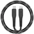 Energea Nyloflex провод для передачи данных и зарядки | MFI | USB-C на Lightning | 15W | 1.5m | черный Фото num