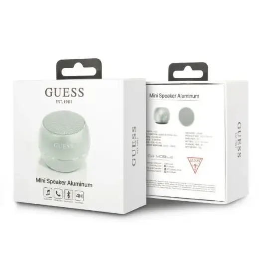 Guess głośnik Bluetooth GUWSALGEG Speaker mini szary|grey Фото num