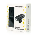 Wozinsky Front Bike Light + USB-C Cable (3000 lm) - Black — Foto 4