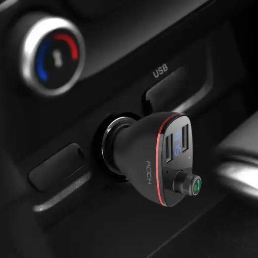 Rock Transmiter FM B300 MP3, Bluetooth - 2xUSB - black Foto 14