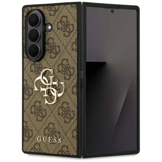 Guess Big 4G Logo Classic Logo чехол для телефона Samsung Galaxy Z Fold 7 (F966) коричневый