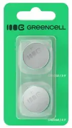 Baterijas Green Cell 2x Lithium CR2032 3V 220mAh