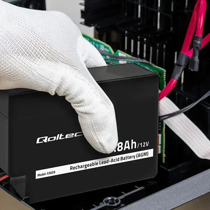 Qoltec AGM battery | 12V | 0.8Ah | Maintenance-free | Efficient| LongLife | for toys, vehicles Foto 6