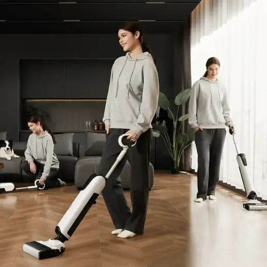 UWANT D700 Upright Vacuum Cleaner with Mopping Function and Charging Station - White Foto 19