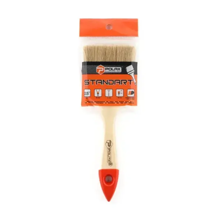 Polax plakana krāsošanas ota 2,5" tipa "STANDART" Foto 2