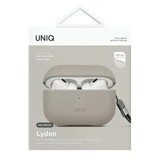 UNIQ Lyden DS AirPods Pro 2 gen (2022|2023) beige-green|ivory-lichen green case Foto 5