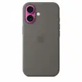 Silicone case with MagSafe for iPhone 16 - stone gray Foto 3