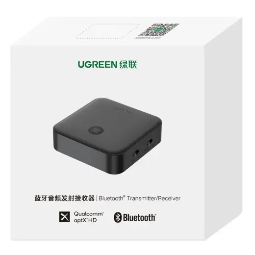 Ресивер UGREEN Bluetooth 5.0 3,5 мм | AUX | aptX черный Фото num