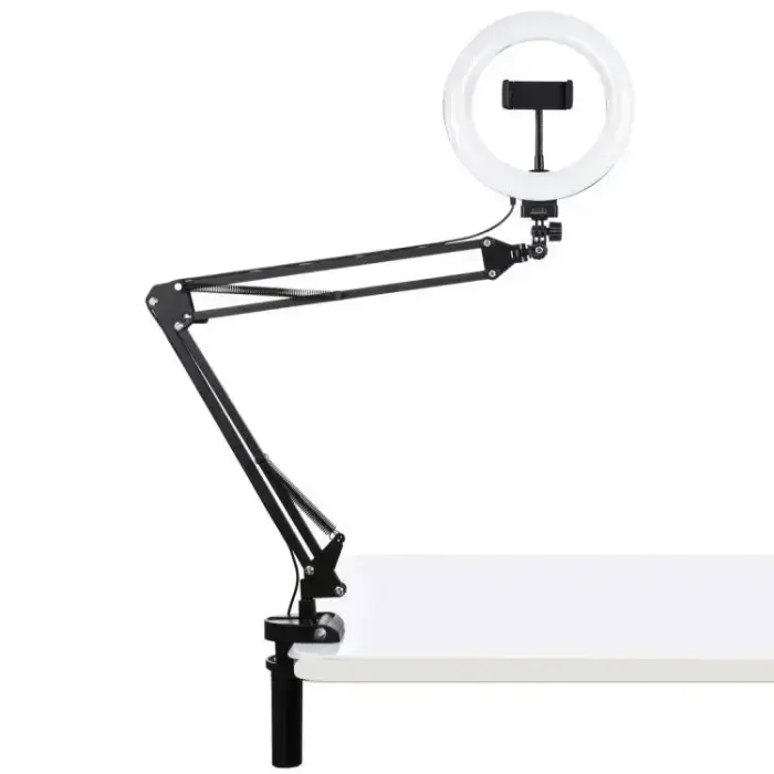 Desktop arm stand Puluz with 20cm LED Vlogging Ring PKT3089B Foto 2