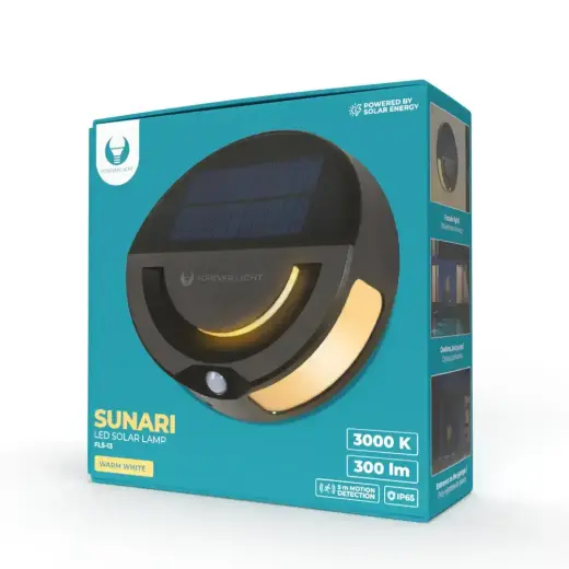 Forever Light Solar LED Lamp SUNARI FLS-13 32*SMD PIR 6W 300lm 3000K 1200mAh Li-ion Foto 6