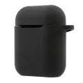 Mini MIACA2SLTBK AirPods cover czarny|black hard case Silicone Collection Фото num