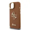 Guess Stand Camera Frame Case for iPhone 13 Brown — Photo 4