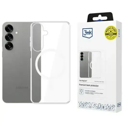 3MK MagCase Sam S25+ Clear MagSafe Compatible