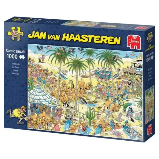 Jumbo Jan van Haasteren Die Oase The Oasis 1000 Teile Puzzle (20048) Foto 2