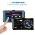 Car Dash Cam DVR-03 4,0 inches + rear camera Foto 9