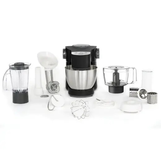 TEFAL Wizzo virtuves kombains, 1000W, melns Photo