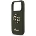 Guess Silicone Big 4G Script phone case for iPhone 17 Pro Max brown — Photo 6