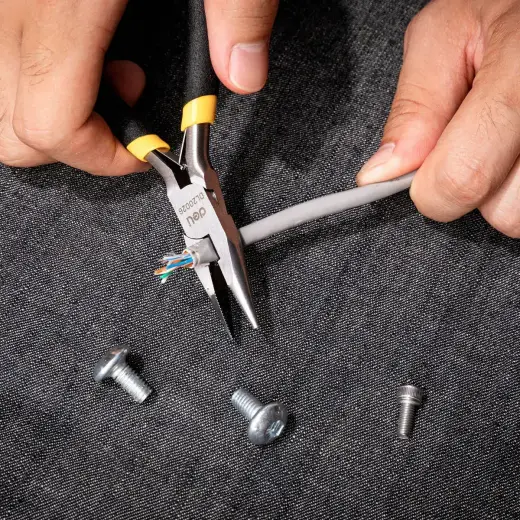 Mini Pliers 5" Deli Tools EDL20026 (yellow) Foto 6