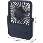 Desk fan with adjustable stand HX-122 dark blue Foto 6