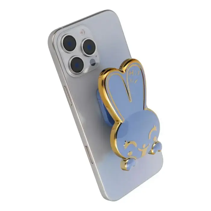 Phone stand RABBIT - stick-on - blue Foto 3