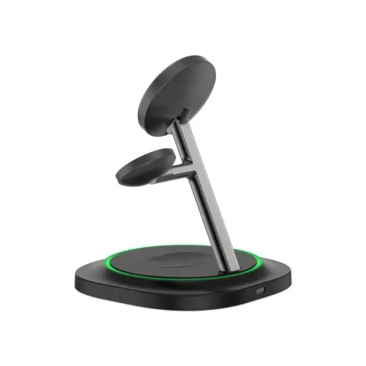 Tech-Protect QI15W-A46 3in1 Magnetic MagSafe Inductive Charger - Black Foto 6