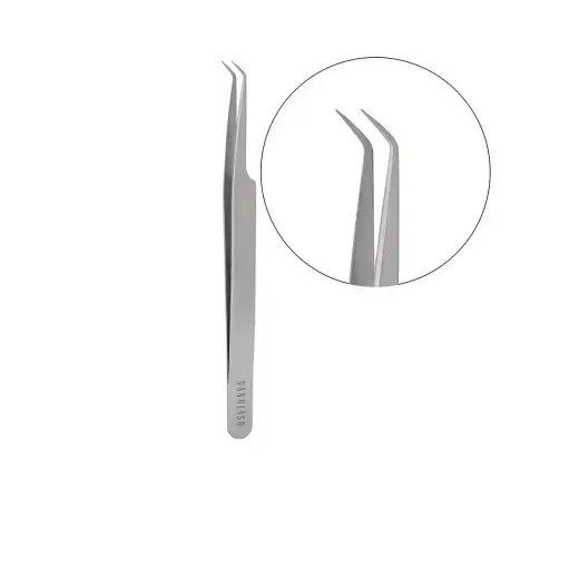 Precision Pins Nanolash PINZAS False Eyelashes L-shaped Foto 2