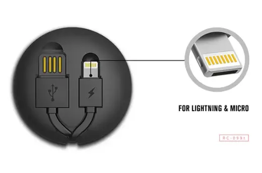 REMAX Cutebaby RC-99t 3-in-1 провод для передачи данных и зарядки | USB-A на Micro USB, Lightning | 10.5W | 1m | белый Фото num