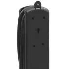 Qoltec Surge protector | 5 sockets | 1.8m | Black — Foto 8