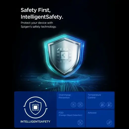 SPIGEN EF323MQ ESSENTIAL 3IN1 MAGNETIC MAGSAFE WIRELESS CHARGER 25W Qi2.2 BLACK Фото num