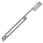 Qoltec Double-sided straight plate for electric door strike | Catch plate | 250mm | Stainless steel Foto 2