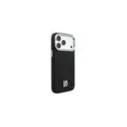 DKNY PU Leather Fixed Glitter Strap Magsafe Case for iPhone 18 Pro Black — Фото 8