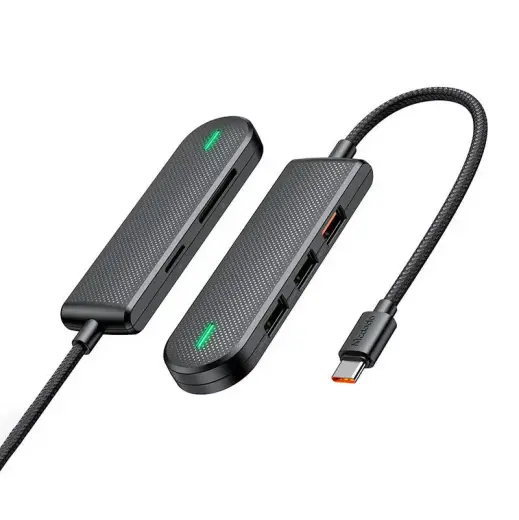 Hub USB-C Mcdodo HU-1430 5w1 (USB2.0*3,USB3.0*1,SD|TF) Фото num