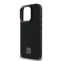 DKNY PU Leather Stack Logo Magsafe Case for iPhone 16 Pro Black — Foto 3