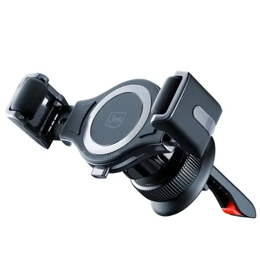 3mk Memo Hug car phone holder for air vent - black Photo