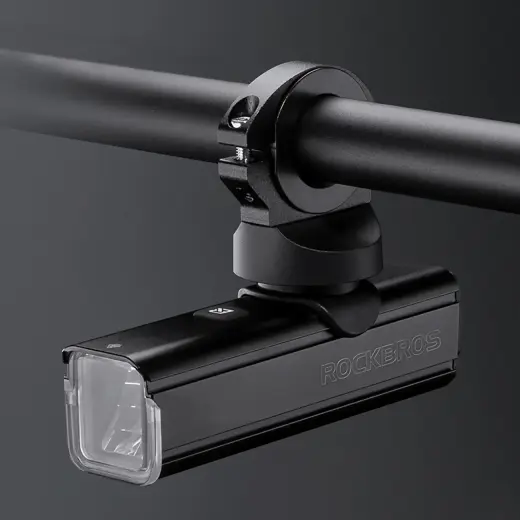 Rockbros 24610002001 front bicycle light 1000 lm + USB-C - USB-A cable - black Photo