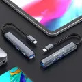 HUB adapter USB C 3.1 5in1, USB C PD, USB C Фото num