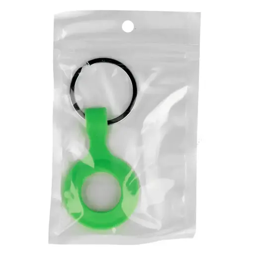 Silicone key ring for Airtag green Фото num