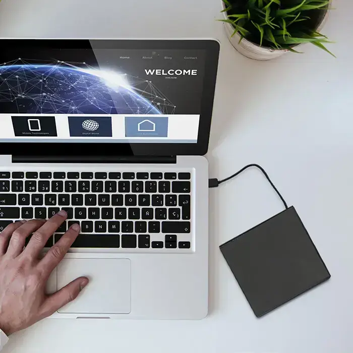 Qoltec External USB 2.0 12.7mm SATA Optical Drive Case Foto 3