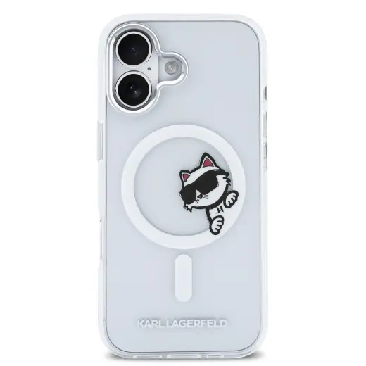 Karl Lagerfeld IML Choupette Peekaboo MagSafe Case for iPhone iPhone 17 Transparent Foto 2