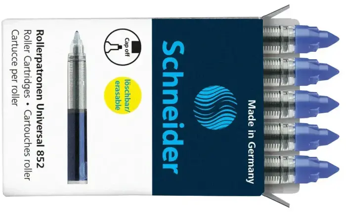 Tintes kapsulas SCHNEIDER 852 5 gab., zila Foto 1