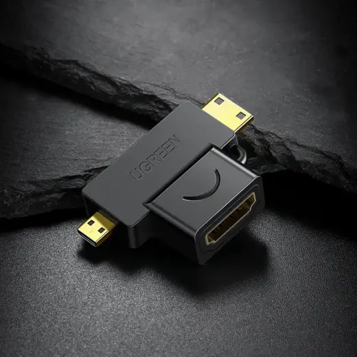 UGREEN 20144 adapter mini | micro HDMI to HDMI (black) Foto 5