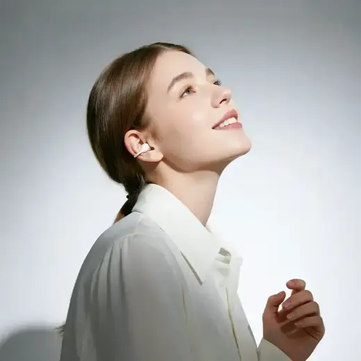 Borofone TWS Bluetooth Earphones BW95 Cancion white Foto 7